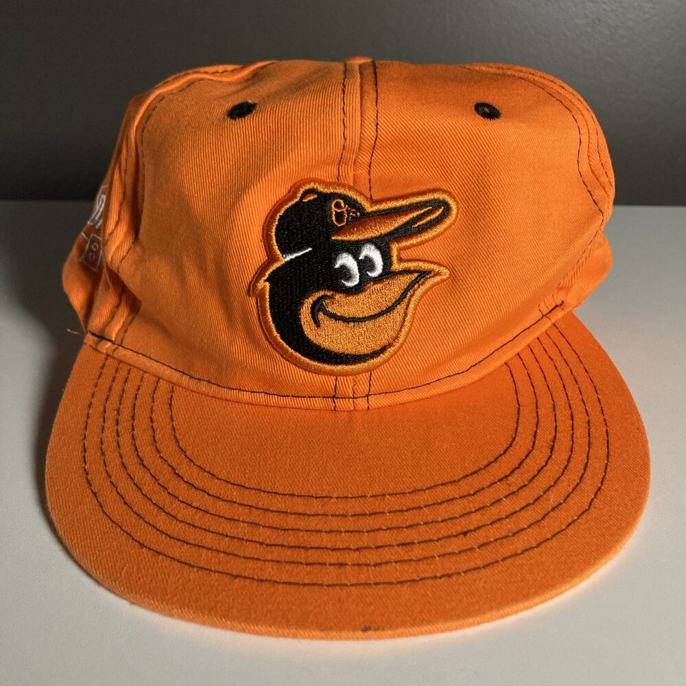 Baltimore Orioles Baseball Hat • DAP • Embroidered Logo, Orange Cap, Adjustable